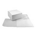 High Gloss White Folding Gift Box (8"x8"x4")